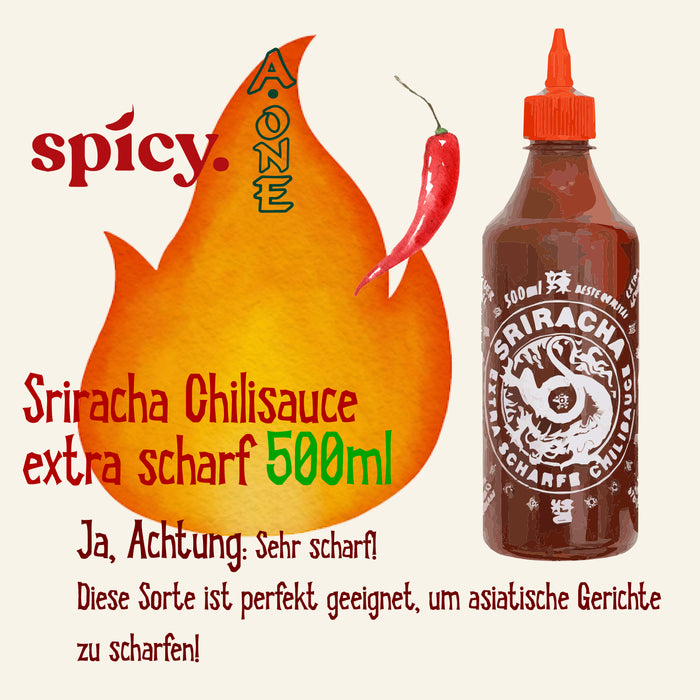 A ONE - Sriracha Chilisauce extra scharf 500ml