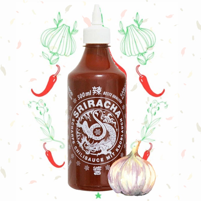 A-One Sriracha Chili mit Knoblauch 500ml