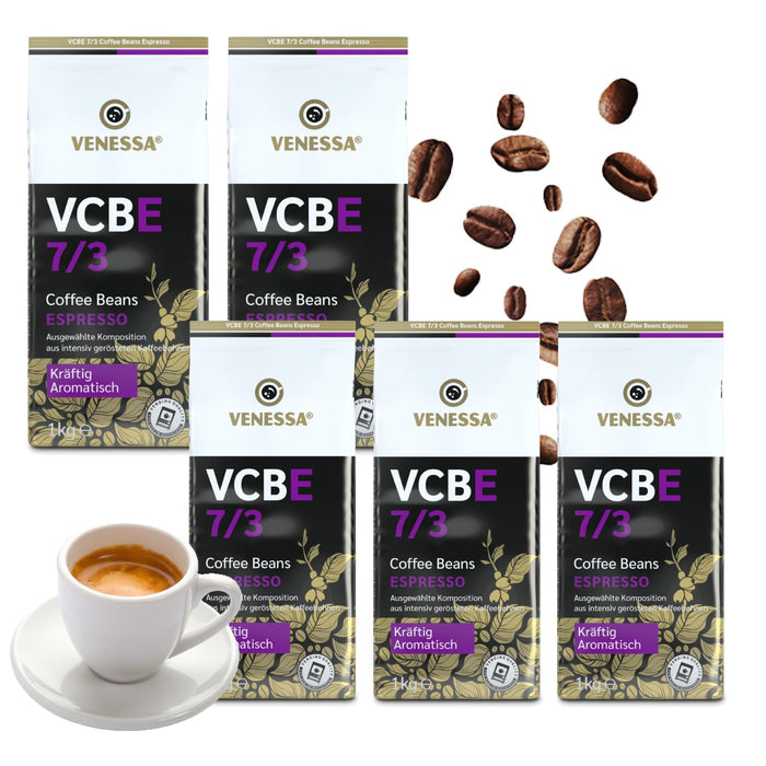 VENESSA VCBE 7/3 Espresso 1kg - 5er VPE