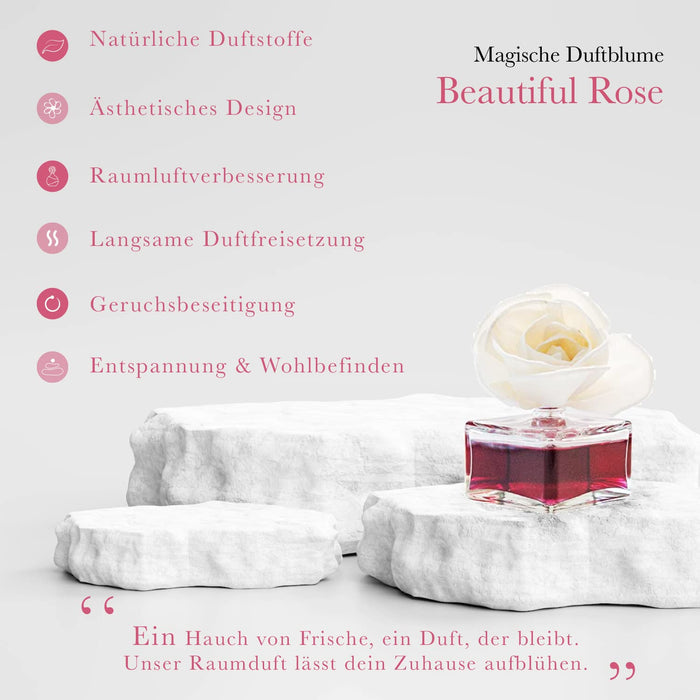 CLENTAIRE Raumduft 15 x 75ml Magische Duftblume Beutiful Rose wie im Hotel