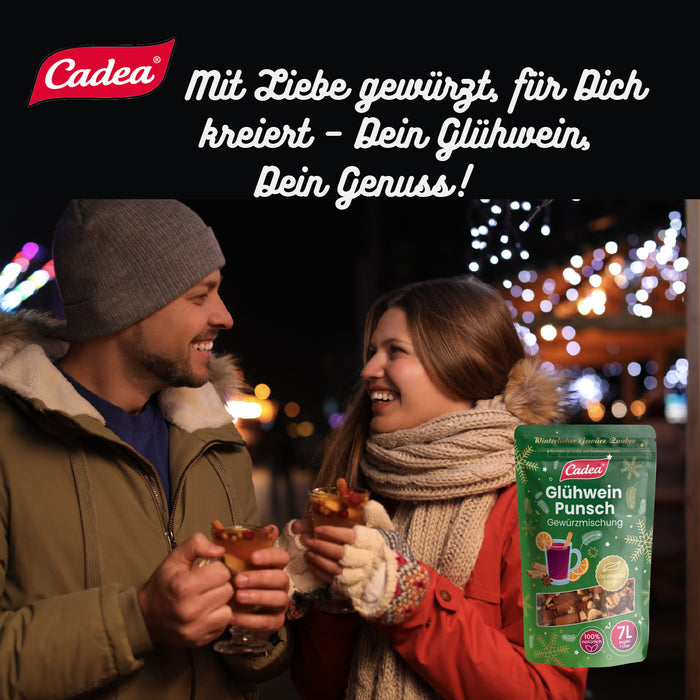 CADEA Glühwein Punsch Gewürzmischung 16 x 100g Wintergetränke Glühpunsch