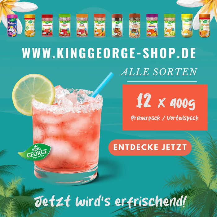 KING GEORGE 12er alle Sorten - Perfekter Probierpack für Party, Picnic, jeden Anlass