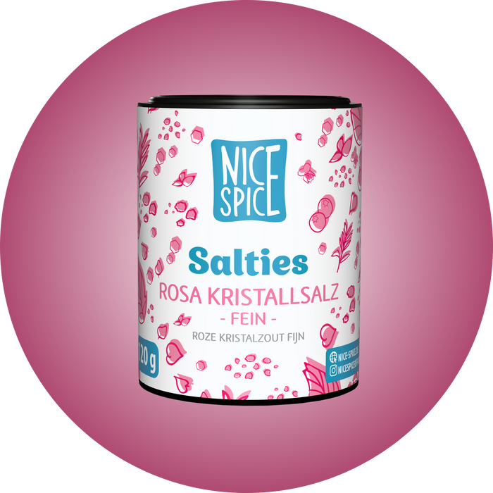 NICE SPICE Salties Rosa Kristallsalz fein